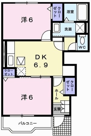 エーデルの物件間取画像